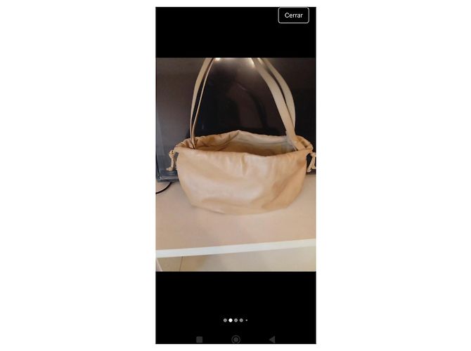Borsa a mano Bottega Veneta The Bulb in agnello giallo - vista 3