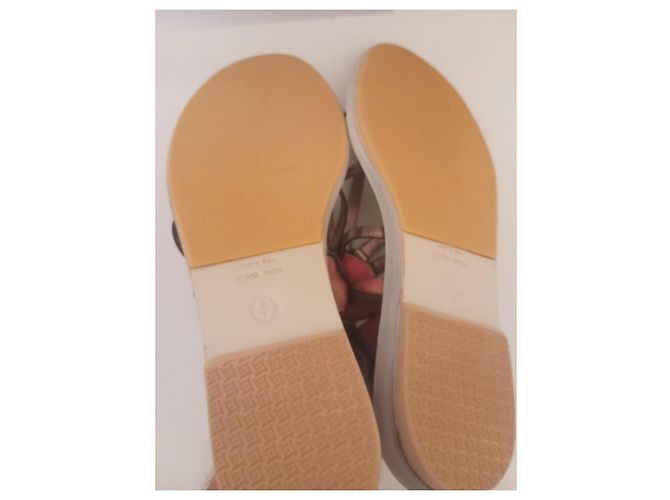 Giorgio Armani Ledersandalen bronze Größe 38 - Ansicht 4