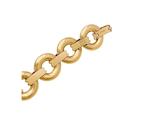 Bracelete Cartier, "Laços Cruzados Trinity", 3 ouros. - vista 3