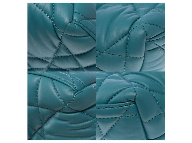 Cannage Borsa DIOR Nomad DiorTravel in Pelle Blu - 102701 - vista 11