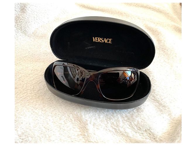 Gafas de sol Versace 461/13 Marrón Acetato Castaño - vista 10
