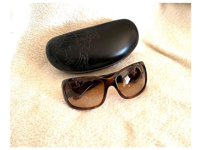 Gafas de sol Versace 461/13 Marrón Acetato Castaño - vista 2