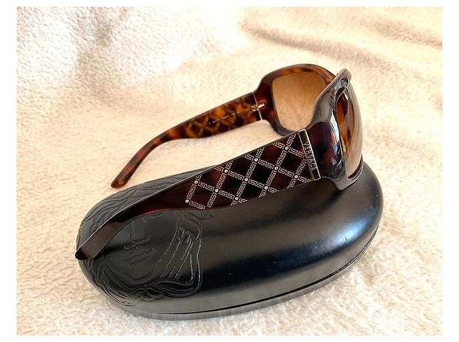 Gafas de sol Versace 461/13 Marrón Acetato Castaño - vista 6