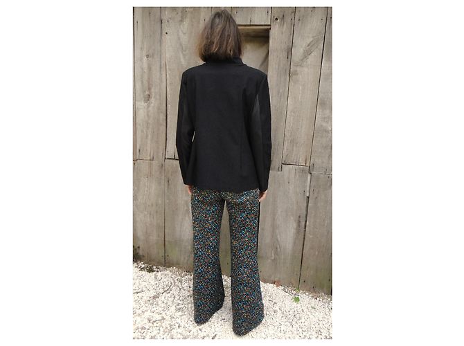 Autre Marque Halogen Jacke Schwarz Viscose - Ansicht 2