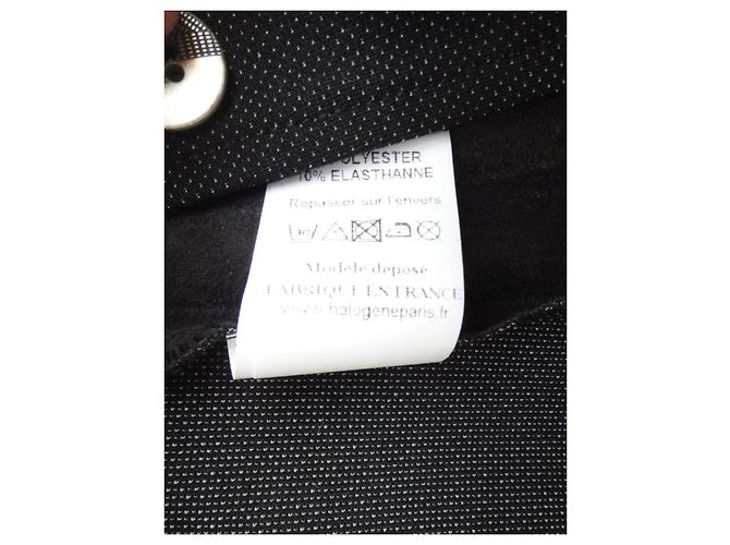 Autre Marque Halogen Jacke Schwarz Viscose - Ansicht 7