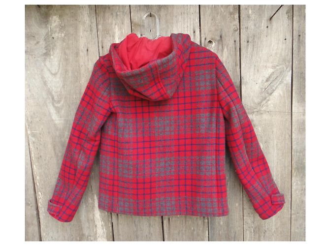 Maje Red Wool Short Coat Size 36 - view 5