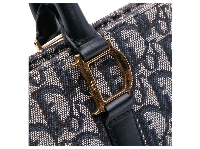 Dior Blue Diorissimo Trotter Canvas Tote Blau - Ansicht 7