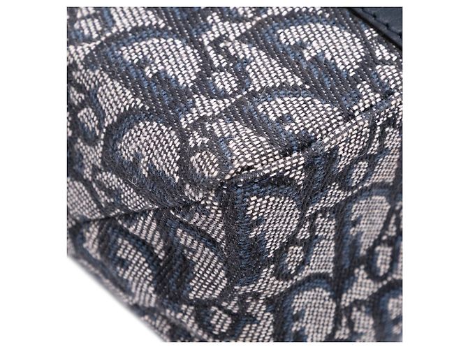 Dior Blue Diorissimo Trotter Canvas Tote Blau - Ansicht 8