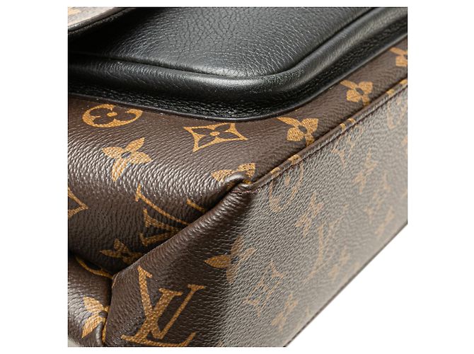 Louis Vuitton Marrone Monogramma Marignan Nero - vista 10