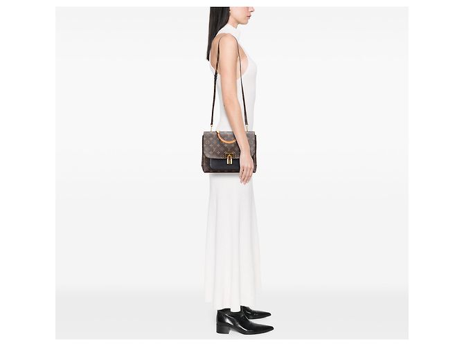Louis Vuitton Marrone Monogramma Marignan Nero - vista 13