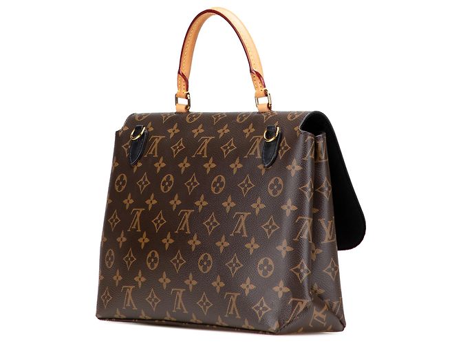 Louis Vuitton Marrone Monogramma Marignan Nero - vista 2