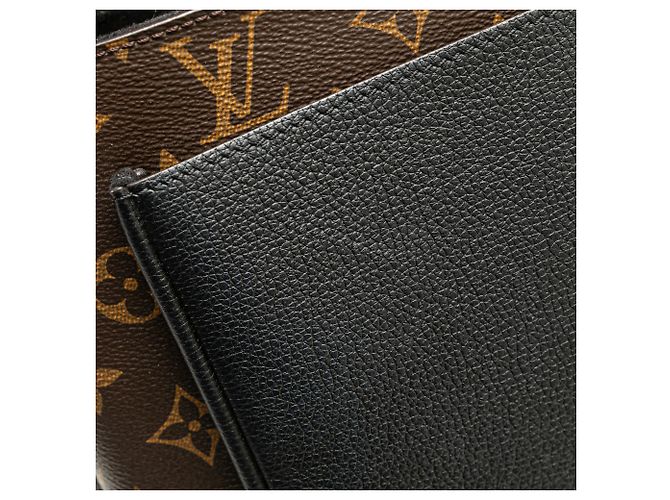 Louis Vuitton Marrone Monogramma Marignan Nero - vista 9