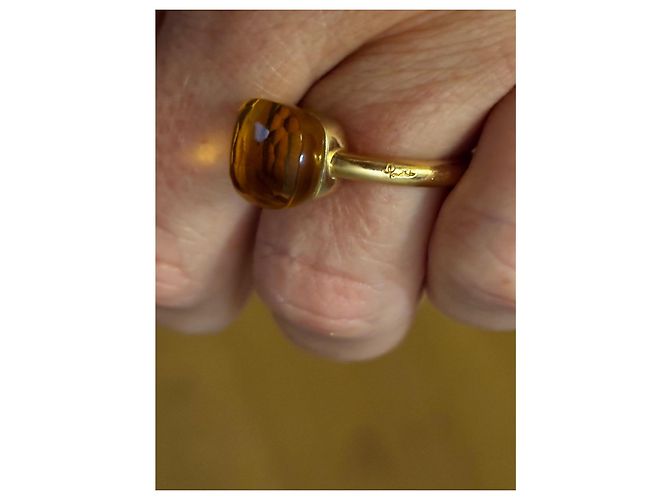 Pomellato Nudo Quarz Citrin Ring Gold hardware - Ansicht 5
