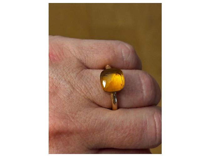 Pomellato Nudo Quarz Citrin Ring Gold hardware - Ansicht 6