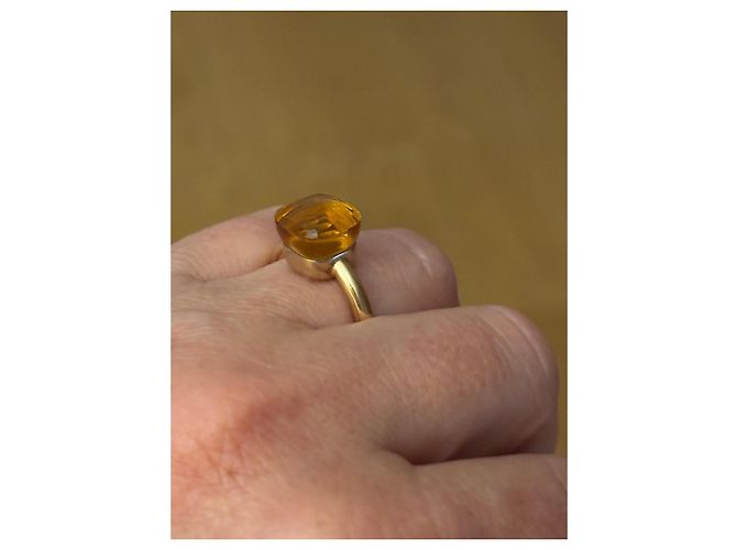 Pomellato Nudo Quarz Citrin Ring Gold hardware - Ansicht 7