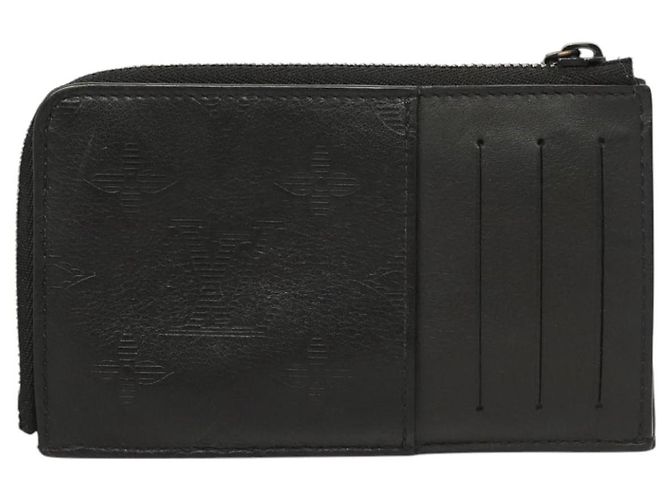 Louis Vuitton PORTAFOGLIO IBRIDO MONOGRAM SHADOW NERO M81526 LV AUTH BA1929 - vista 3
