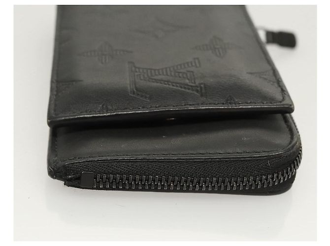 Louis Vuitton PORTAFOGLIO IBRIDO MONOGRAM SHADOW NERO M81526 LV AUTH BA1929 - vista 4