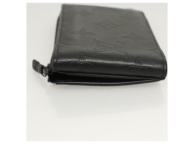 Louis Vuitton PORTAFOGLIO IBRIDO MONOGRAM SHADOW NERO M81526 LV AUTH BA1929 - vista 5