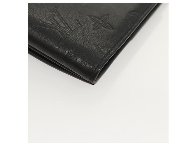 Louis Vuitton PORTAFOGLIO IBRIDO MONOGRAM SHADOW NERO M81526 LV AUTH BA1929 - vista 8