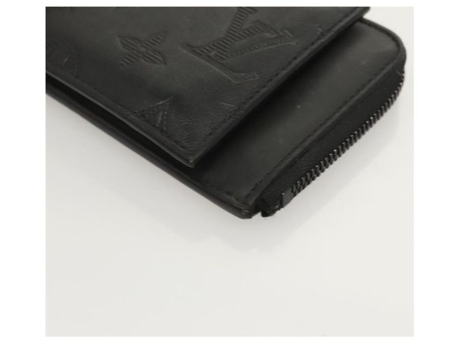 Louis Vuitton PORTAFOGLIO IBRIDO MONOGRAM SHADOW NERO M81526 LV AUTH BA1929 - vista 9