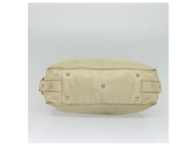 Borsa Tote in pelle beige oro SAINT LAURENT 169366 Auth bs28797 D'oro - vista 5
