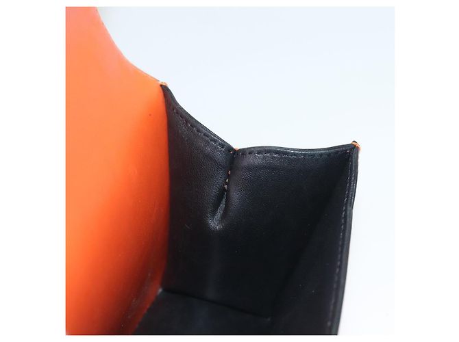 Borsa a Spalla LOEWE Barcellona in Pelle Arancione Auth BA4778 - vista 21