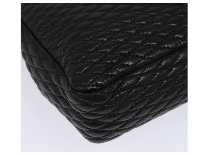 BALLY Borsa a Spalla con Catena Pelle Nera Oro Auth 138837 Nero D'oro - vista 16