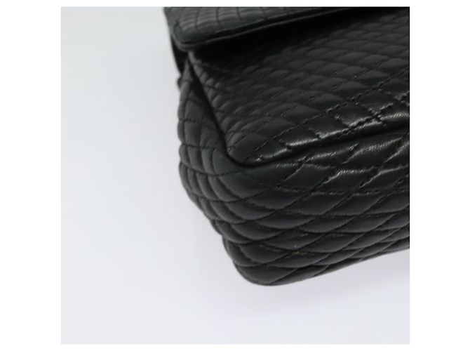 BALLY Borsa a Spalla con Catena Pelle Nera Oro Auth 138837 Nero D'oro - vista 8