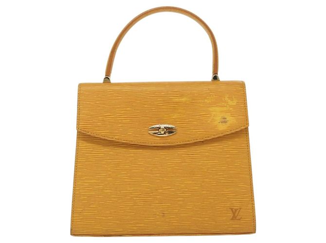 LOUIS VUITTON Borsa a Mano Epi Malesherbes Tassili Giallo Jonne M52379 Auth 139109 - vista 13