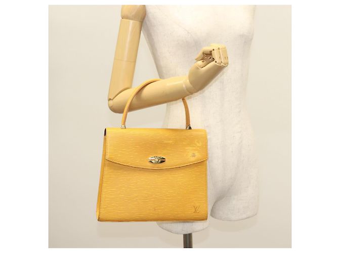 LOUIS VUITTON Borsa a Mano Epi Malesherbes Tassili Giallo Jonne M52379 Auth 139109 - vista 23