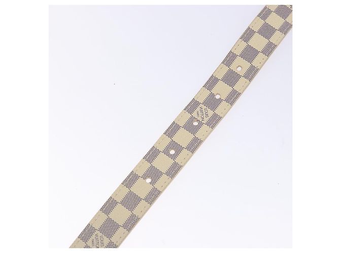 LOUIS VUITTON Cintura Mini Damier Azur 34,3" M9782 LV Auth ki5889 - vista 9