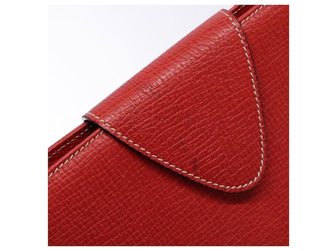 Borsa Tote LOEWE in pelle rossa e oro Auth bs28739 Rosso D'oro - vista 10
