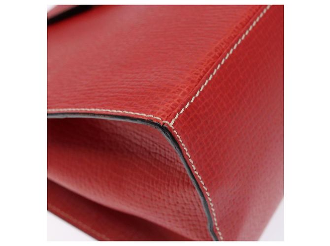 Borsa Tote LOEWE in pelle rossa e oro Auth bs28739 Rosso D'oro - vista 15