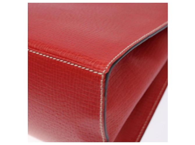 Borsa Tote LOEWE in pelle rossa e oro Auth bs28739 Rosso D'oro - vista 16