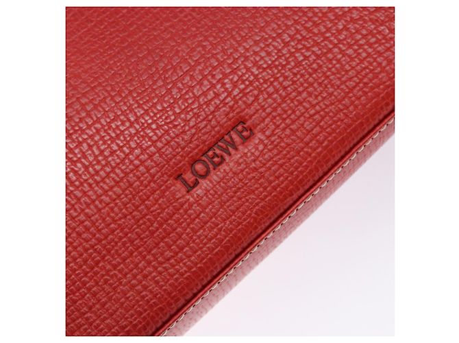Borsa Tote LOEWE in pelle rossa e oro Auth bs28739 Rosso D'oro - vista 18