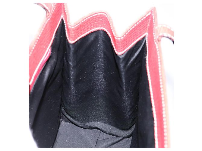 Borsa Tote LOEWE in pelle rossa e oro Auth bs28739 Rosso D'oro - vista 20