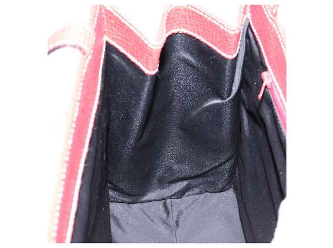 Borsa Tote LOEWE in pelle rossa e oro Auth bs28739 Rosso D'oro - vista 21
