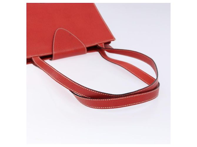 Borsa Tote LOEWE in pelle rossa e oro Auth bs28739 Rosso D'oro - vista 7
