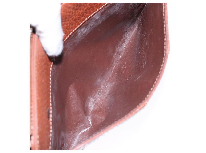 Borsa a mano in pelle marrone dorato BURBERRY Auth bs28752 D'oro - vista 12