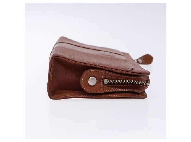 Borsa a mano in pelle marrone dorato BURBERRY Auth bs28752 D'oro - vista 3