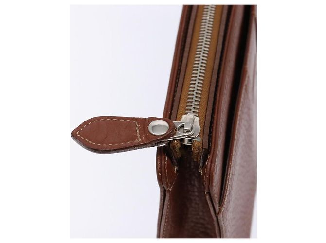 Borsa a mano in pelle marrone dorato BURBERRY Auth bs28752 D'oro - vista 8