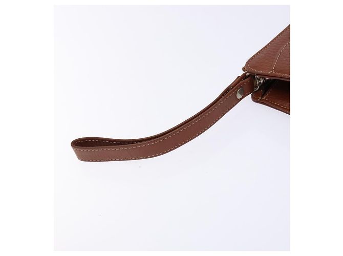 Borsa a mano in pelle marrone dorato BURBERRY Auth bs28752 D'oro - vista 9