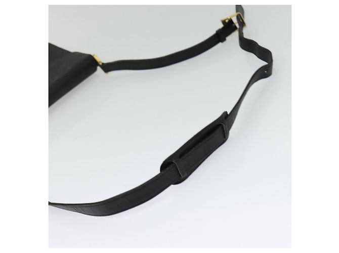 Borsa a spalla MCM Vicetos Logogram PVC Nero Oro Auth BA2965 D'oro - vista 7