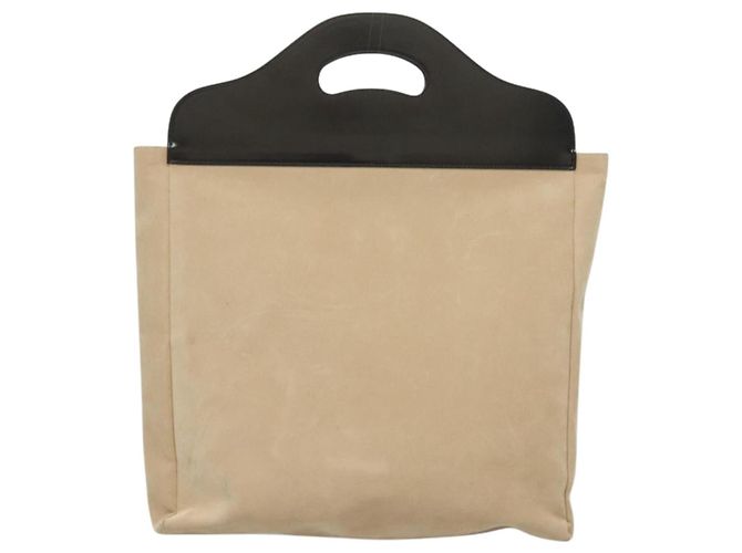 Borsa a Mano GUCCI Camoscio Beige 002 8000 Auth BA3177 - vista 3