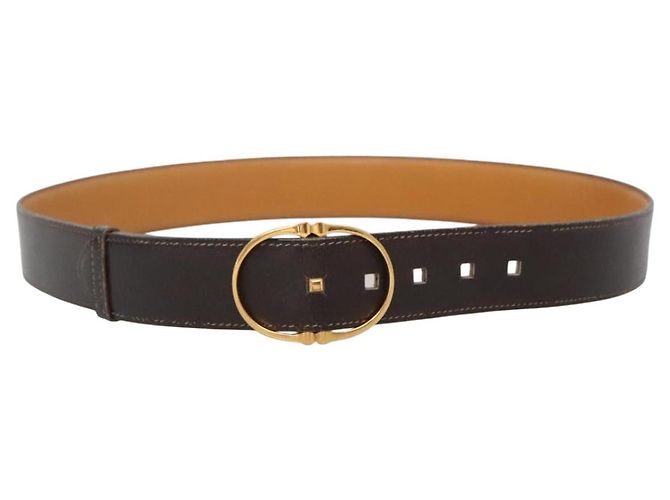 Hermès HERMES Gürtel aus Leder 36,6"" braun Auth bs28776 - Ansicht 2