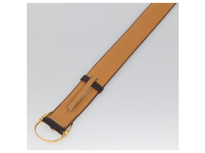 Hermès HERMES Gürtel aus Leder 36,6"" braun Auth bs28776 - Ansicht 9