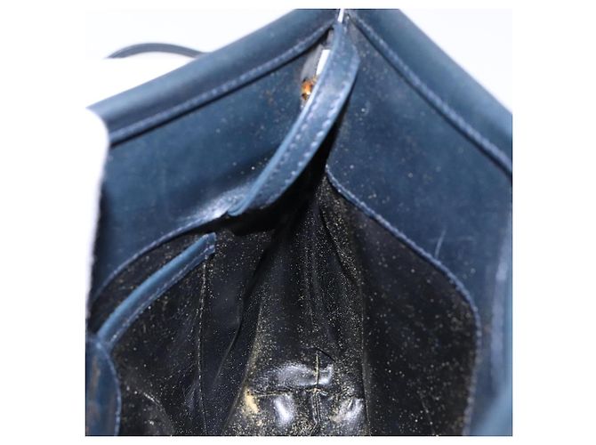 Borsa a Spalla Vala in Pelle Nera e Oro Auth 138416 di Salvatore Ferragamo Nero D'oro - vista 18
