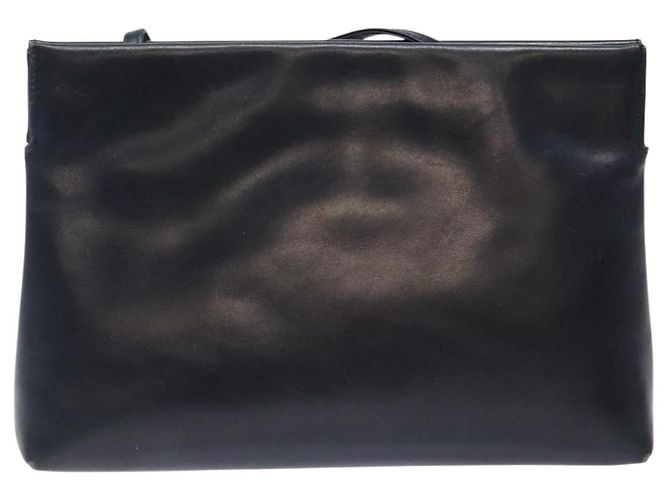 Borsa a Spalla Vala in Pelle Nera e Oro Auth 138416 di Salvatore Ferragamo Nero D'oro - vista 2
