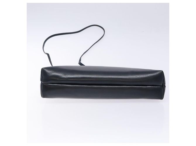 Borsa a Spalla Vala in Pelle Nera e Oro Auth 138416 di Salvatore Ferragamo Nero D'oro - vista 5