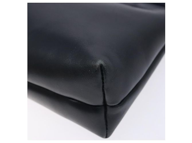 Borsa a Spalla Vala in Pelle Nera e Oro Auth 138416 di Salvatore Ferragamo Nero D'oro - vista 9